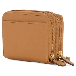 Liz Claiborne Double Womens Zip Around Wallet