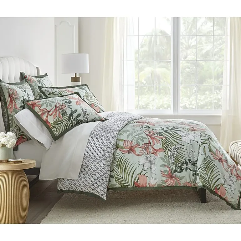 Liz Claiborne Ellis 3-pc. Floral Reversible Duvet Cover Set