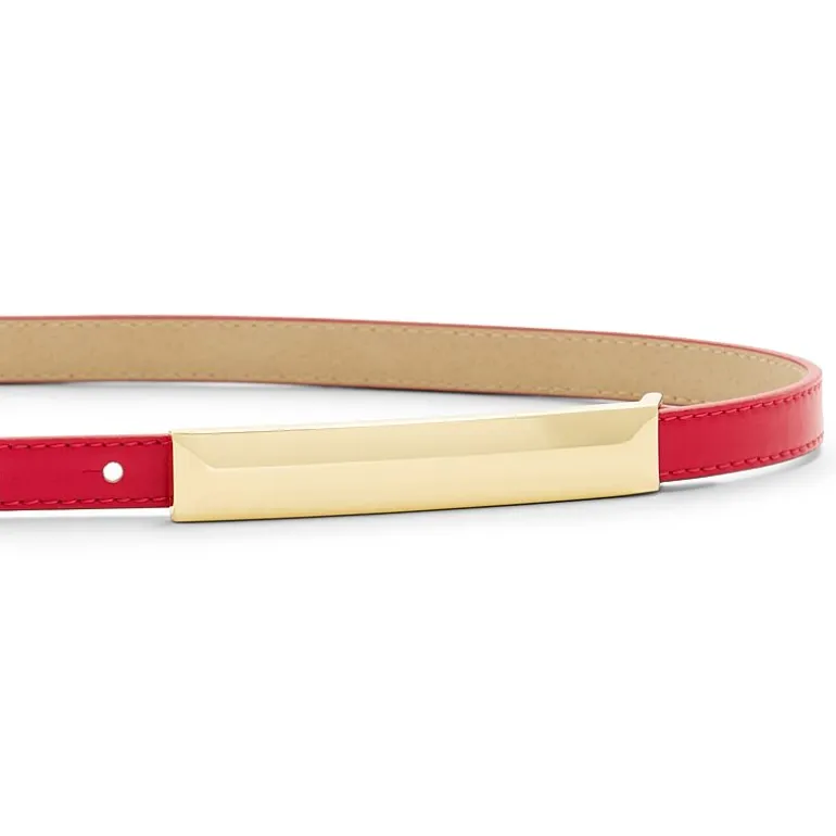 Liz Claiborne Elongated Plaque Womens Belt