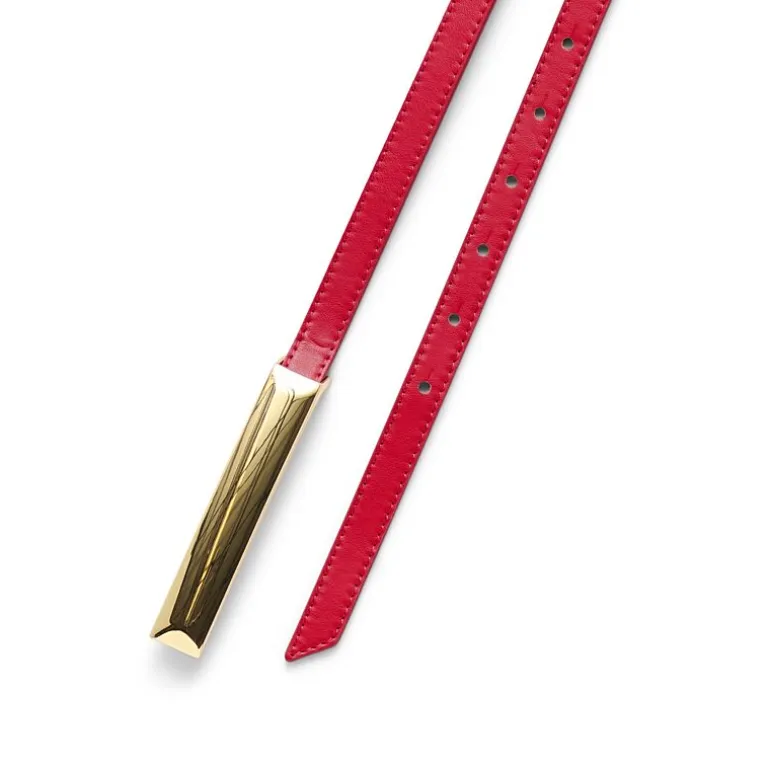 Liz Claiborne Elongated Plaque Womens Belt