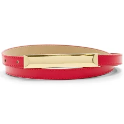 Liz Claiborne Elongated Plaque Womens Belt