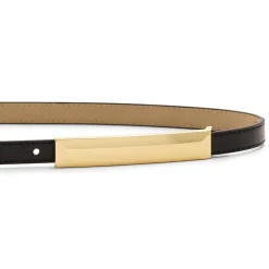Liz Claiborne Elongated Plaque Womens Belt