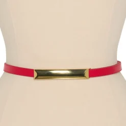 Liz Claiborne Elongated Plaque Womens Belt