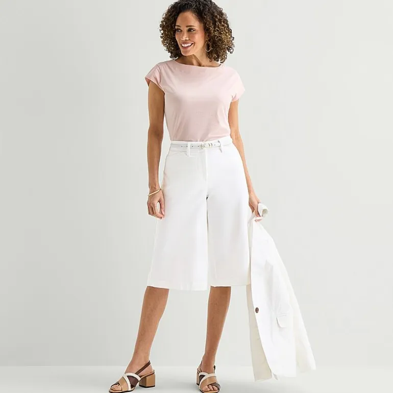 Liz Claiborne Emma Womens Culotte Pant
