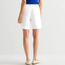Liz Claiborne Emma Womens 9" Mid Rise Bermuda Short