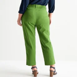 Liz Claiborne Emma Womens Plus Slim Mid Rise Ankle Pant