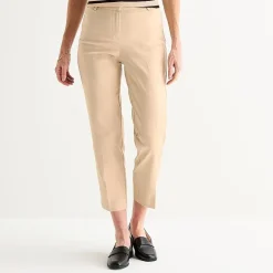 Liz Claiborne Emma Womens Straight Mid Rise Ankle Pant