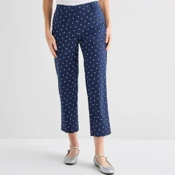 Liz Claiborne Emma Womens Straight Mid Rise Ankle Pant