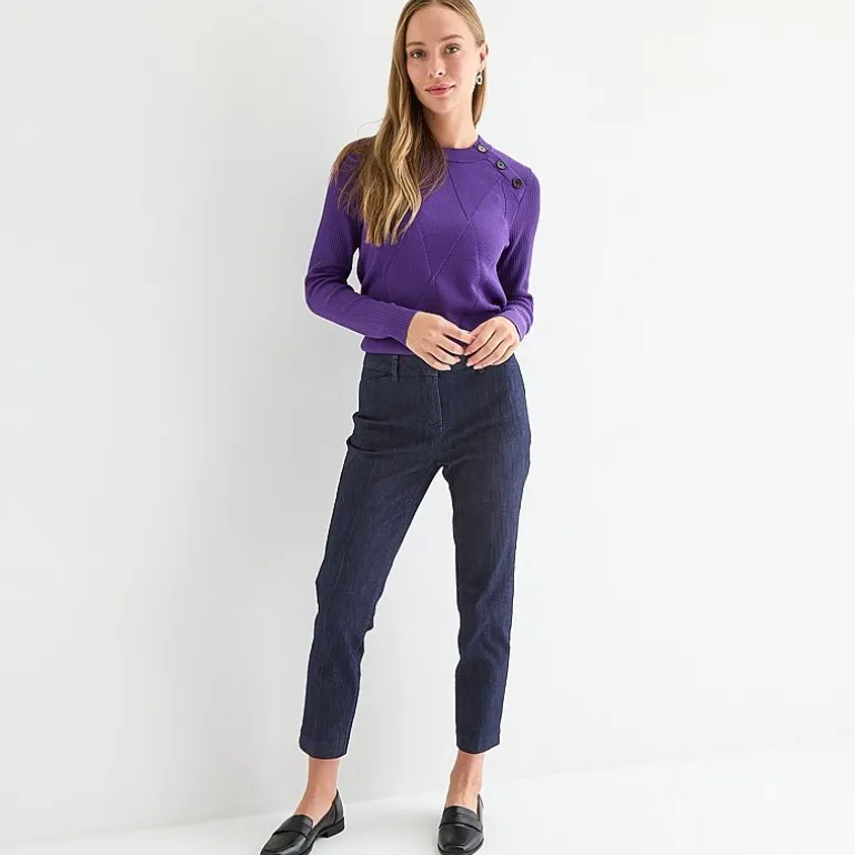 Liz Claiborne Emma Womens Stretch Fabric Ankle Mid Rise Ankle Pant