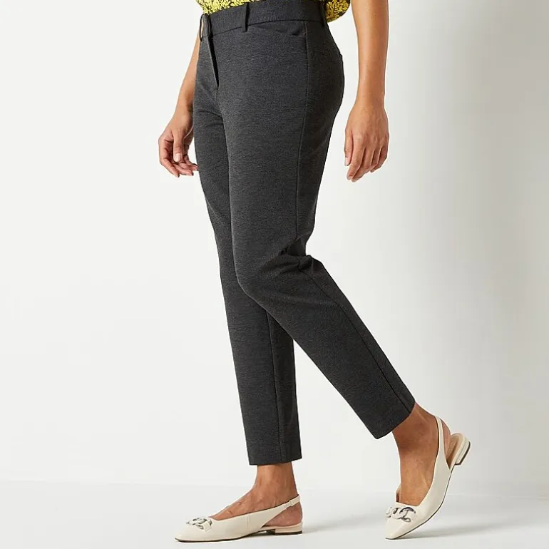 Liz Claiborne Emma Womens Straight Mid Rise Ankle Pant
