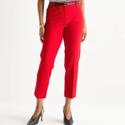 Liz Claiborne Emma Womens Straight Mid Rise Ankle Pant