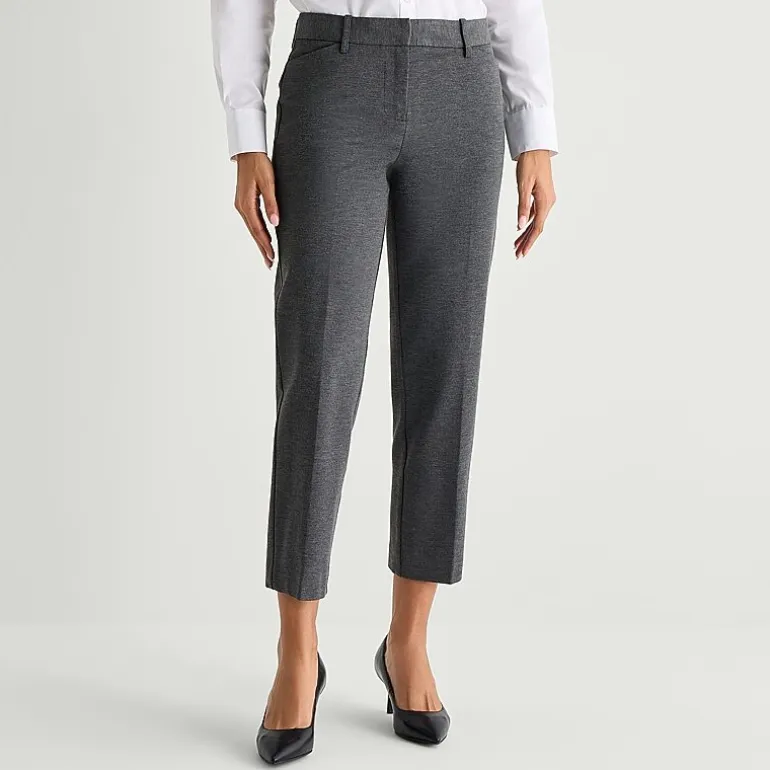 Liz Claiborne Emma Womens Straight Mid Rise Ankle Pant