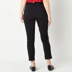 Liz Claiborne Emma Womens Straight Mid Rise Ankle Pant