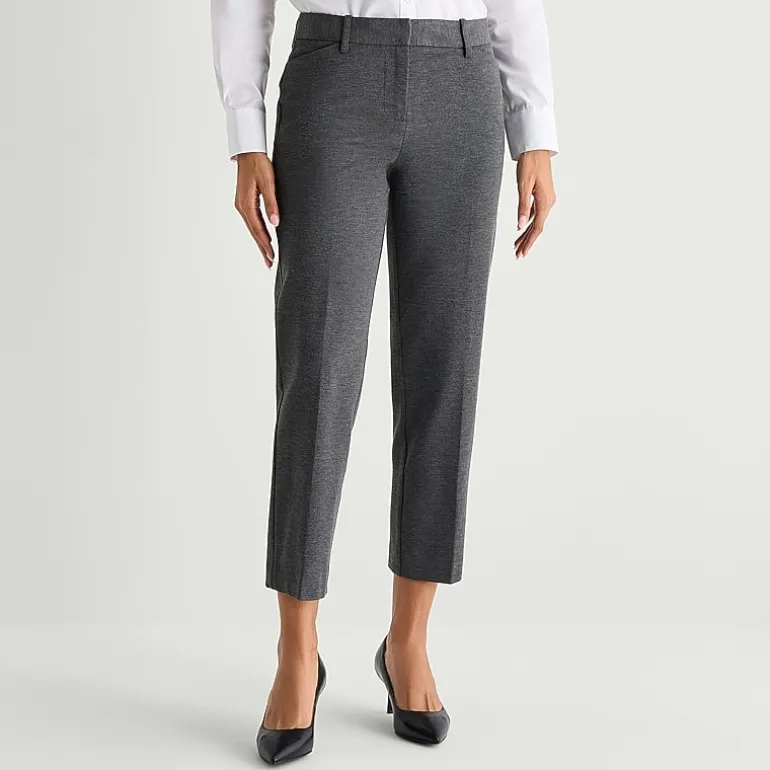 Liz Claiborne Emma Womens Straight Mid Rise Ankle Pant