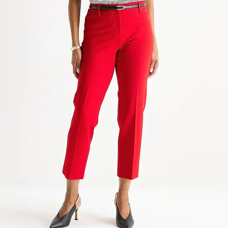 Liz Claiborne Emma Womens Straight Mid Rise Ankle Pant