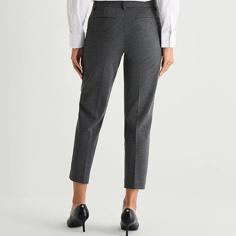 Liz Claiborne Emma Womens Straight Mid Rise Ankle Pant
