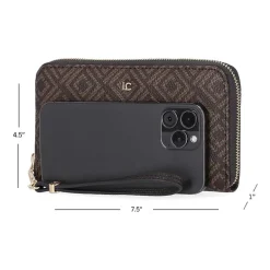 Liz Claiborne Erica Womens Zip Around Wallet