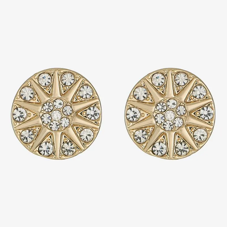 Liz Claiborne Glass 17mm Stud Earrings