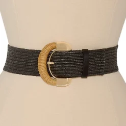 Liz Claiborne Half Rattan Womens Belt