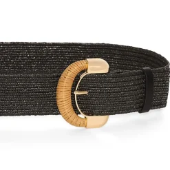 Liz Claiborne Half Rattan Womens Belt