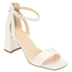 Liz Claiborne Harnie Womens Round Open Toe Block Heel Pumps