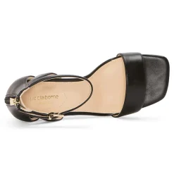Liz Claiborne Harnie Womens Round Open Toe Block Heel Pumps