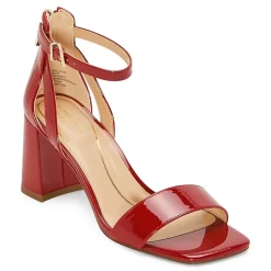 Liz Claiborne Harnie Womens Round Open Toe Block Heel Pumps