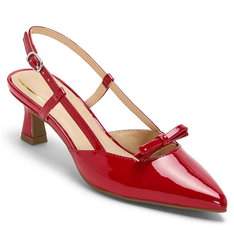 Liz Claiborne Harty Womens Pointed Closed Toe Cone Heel Pumps