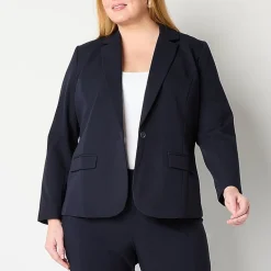 Liz Claiborne Kate Womens Plus Classic Fit Blazer