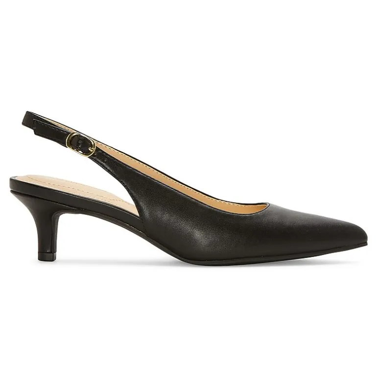 Liz Claiborne Keith Womens Pointed Closed Toe Kitten Heel Pumps