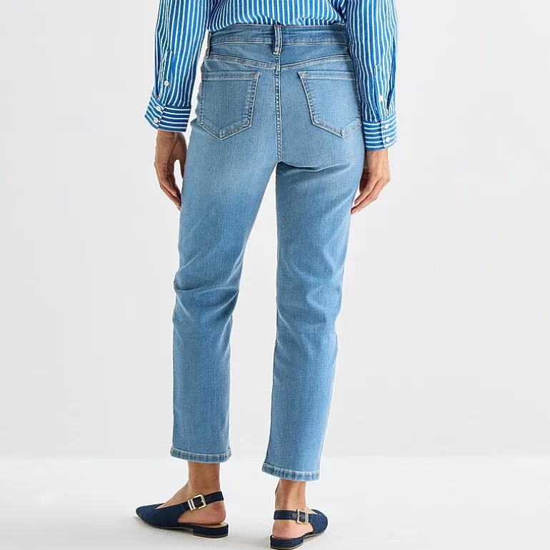 Liz Claiborne Lana Womens High Rise Cropped Jean