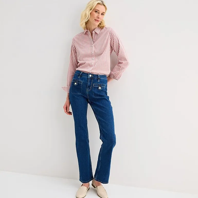 Liz Claiborne Lana Womens High Rise Bootcut Jean
