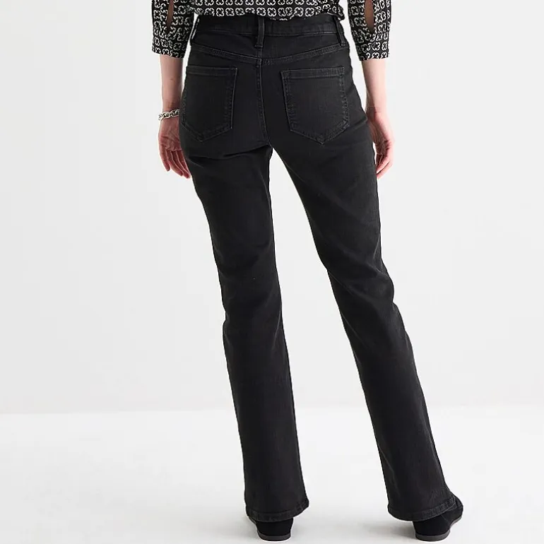 Liz Claiborne Lana Womens High Rise Bootcut Jean