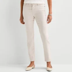 Liz Claiborne Lana Womens High Rise Straight Leg Jean