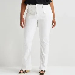 Liz Claiborne Lana Womens Plus High Rise Bootcut Jean