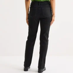 Liz Claiborne Lana Womens Tall High Rise Straight Leg Jean