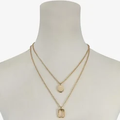 Liz Claiborne Layered Womens 18 Inch Strand Necklace