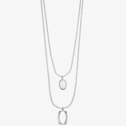 Liz Claiborne Layered Womens 18 Inch Strand Necklace