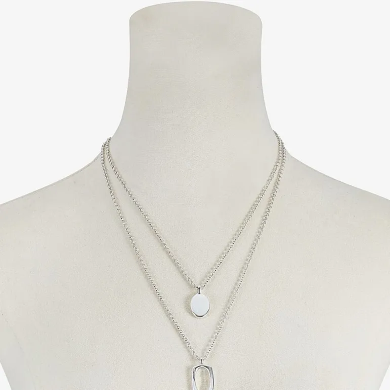Liz Claiborne Layered Womens 18 Inch Strand Necklace
