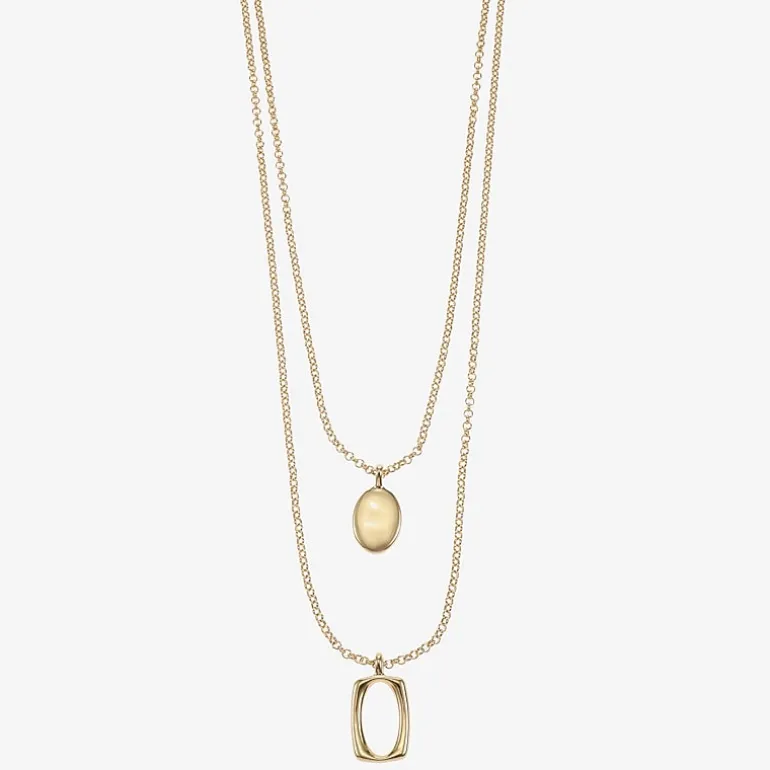 Liz Claiborne Layered Womens 18 Inch Strand Necklace