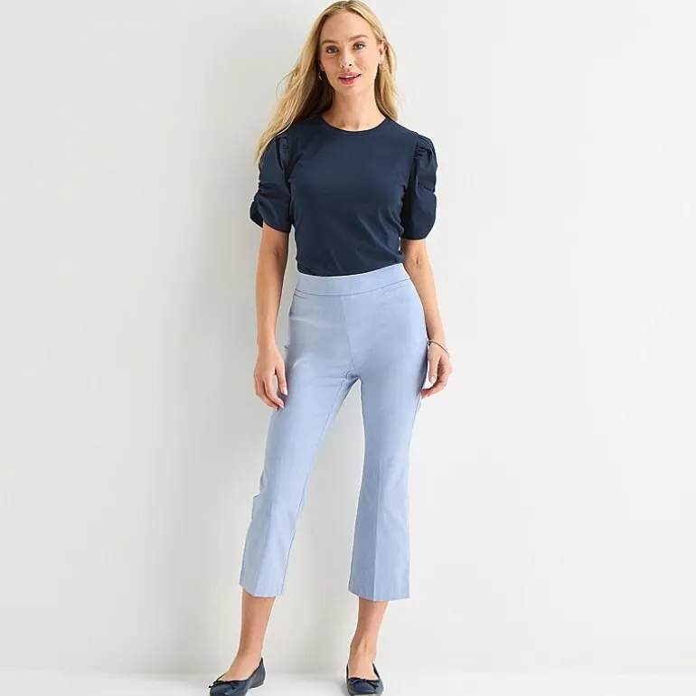 Liz Claiborne Lisa Womens Flare Capri Pant