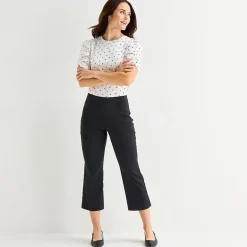 Liz Claiborne Lisa Womens Flare Capri Pant