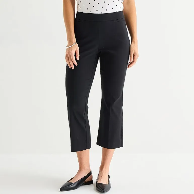 Liz Claiborne Lisa Womens Flare Capri Pant