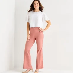Liz Claiborne Lisa Womens Flare Pull-On Pant