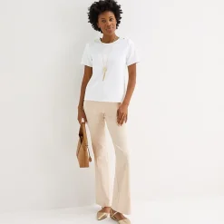 Liz Claiborne Lisa Womens Flare Pull-On Pant