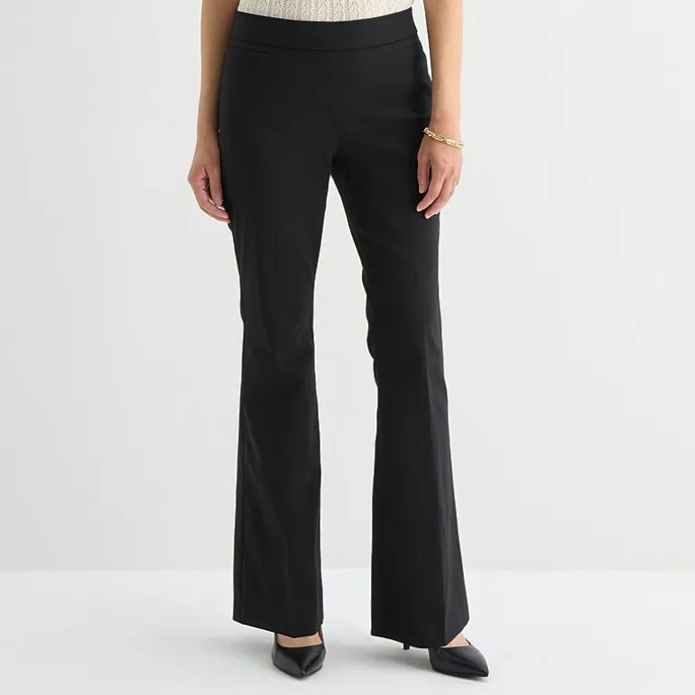 Liz Claiborne Lisa Womens Flare Pull-On Pant