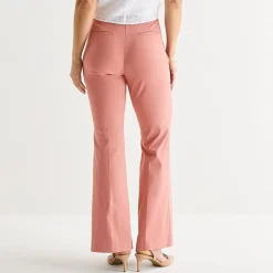 Liz Claiborne Lisa Womens Flare Pull-On Pant