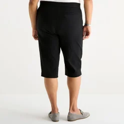 Liz Claiborne Lisa Womens Plus Straight Capri Pant