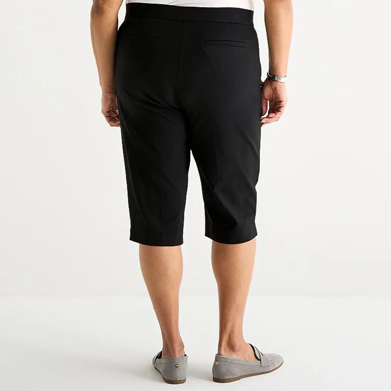 Liz Claiborne Lisa Womens Plus Straight Capri Pant