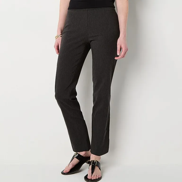 Liz Claiborne Lisa Womens Straight Mid Rise Pull-On Pant